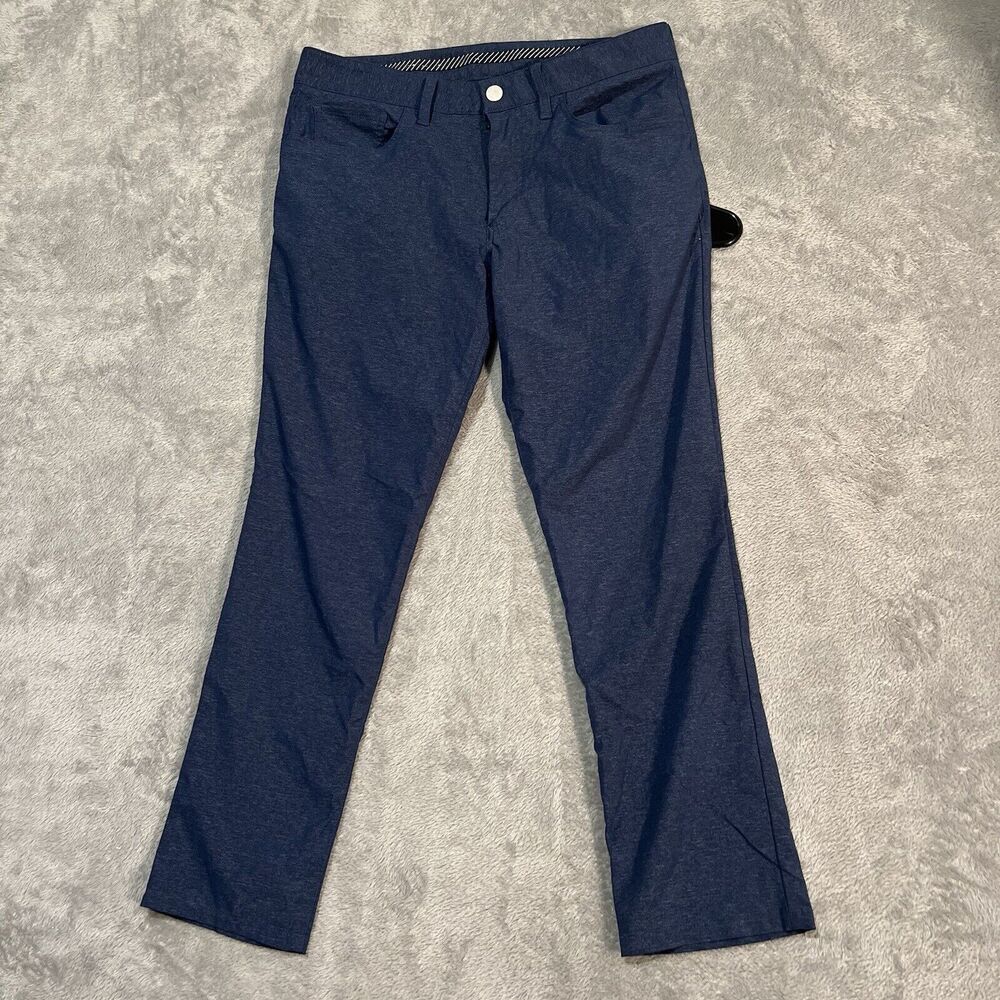 Bonobos Golf Pants Men's 32/28 Blue Tailored Fit Athletic Stretch Performance